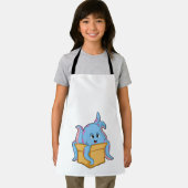 Octopus met Packet.PNG Schort (Insitu)