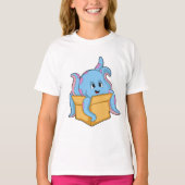 Octopus met Packet.PNG T-shirt (Voorkant)