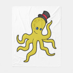 Octopus met Pet Fleece Deken