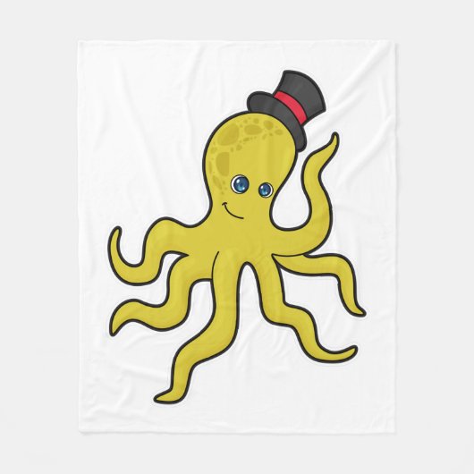 Octopus met Pet Fleece Deken (Voorkant)