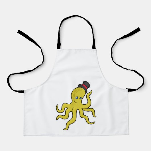 Octopus met Pet Schort (Voorkant)