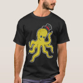 Octopus met Pet T-shirt (Voorkant)