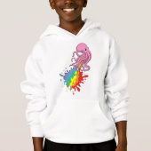Octopus met regenboog (Voorkant)