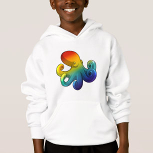 Octopus met regenboog