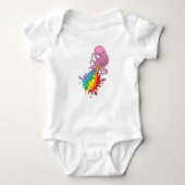 Octopus met regenboog romper (Voorkant)