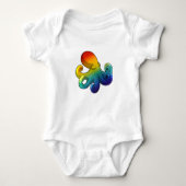 Octopus met regenboog romper (Voorkant)