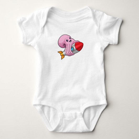 Octopus met Rocket Romper (Voorkant)