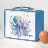 Octopus Metal Lunch Box (In situ)