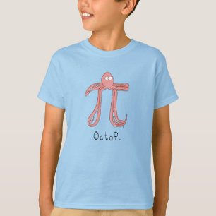Octopus mignon Math Pi Day T-Shirt garçon