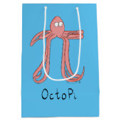 Octopus mignon Math Pi Jour de fête Sac cadeau (Dos)