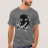 Octopus minimalistisch Nautical T-Shirt (Voorkant)