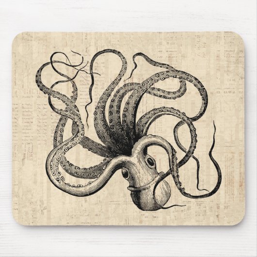  Octopus Mousepad Muismat (Voorkant)