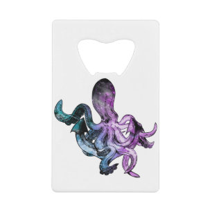 Octopus neon kredietkaart flessenopener
