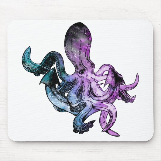 Octopus neon muismat (Voorkant)