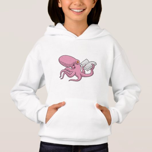 Octopus Nerd avec le livre (Devant)