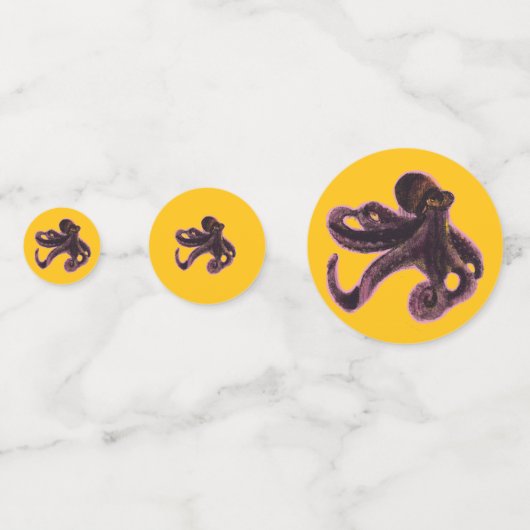 Octopus on balloon confetti (Voorkanten)