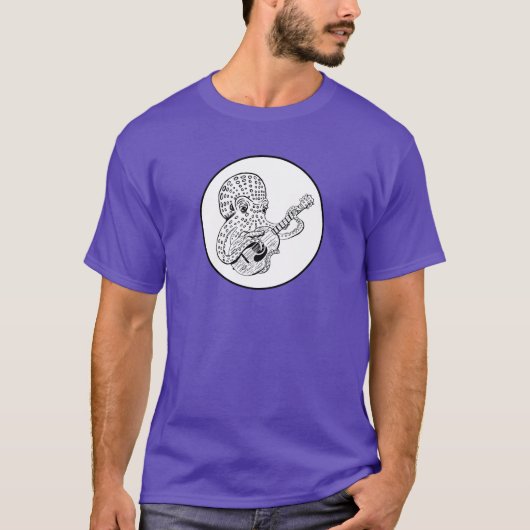Octopus On guitar - my first one T-shirt (Voorkant)