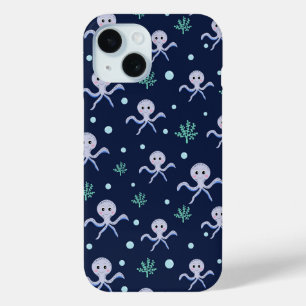 Octopus onder de zee kinderpatroon