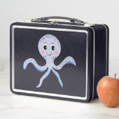 Octopus onder het zee kinder patroon (In situ)