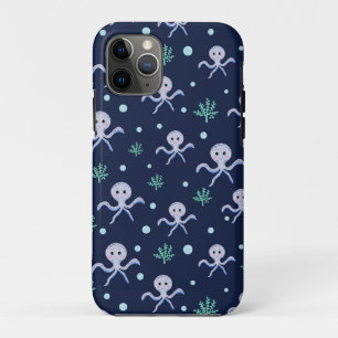 Octopus onder het zee kinder patroon iPhone 11 pro hoesje