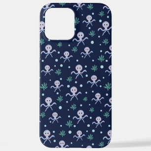 Octopus onder het zee kinder patroon iPhone 12 pro max hoesje
