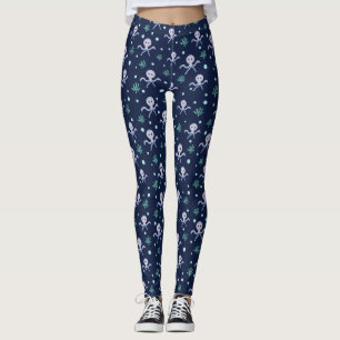 Octopus onder het zee kinder patroon leggings