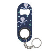 Octopus onder het zee kinder patroon mini flessenopener (Achterkant)