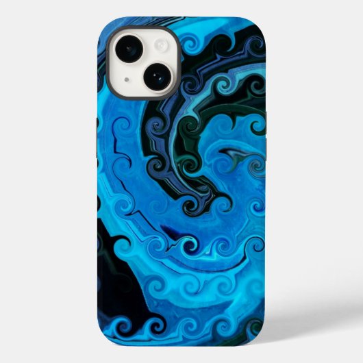 Octopus onder Zee Abstract Case-Mate iPhone Case (Achterkant)