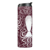  octopus: onderwaterpatroonpracht thermosbeker (Gedraaid links)