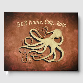 Octopus op  Brown - Gastenboek