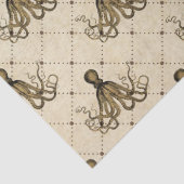  octopus op de ontkoppeling van Cream Tissuepapier (Detail)