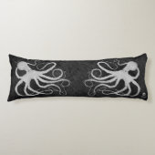 Octopus op donkergrijs - Body Pillow Lichaamskussen (Voorkant)