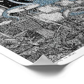 Octopus op drums poster (Hoek)