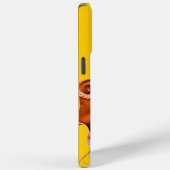 Octopus op geel Case-Mate iPhone case (Achterkant / Rechts)