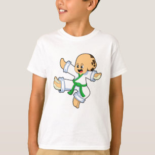 Octopus op het gebied van de vechtsport Karate T-shirt