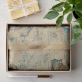 Octopus op kaart tissuepapier (Geschenk)