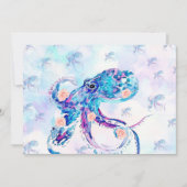 octopus pastel in droom feestdagenkaart (Voorkant)