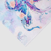 octopus pastel in droom tissuepapier (Detail)