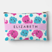 Octopus Patroon, Leuke Octopus, Zee, Jouw naam Etui (Achterkant)