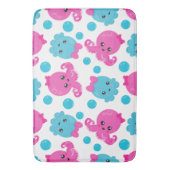 Octopus Pattern, Cute Octopus, Zee Animals Badmat (Voorkant Verticaal)