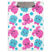 Octopus Pattern, Cute Octopus, Zee Animals Klembord (Voorkant)