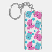 Octopus Pattern, Cute Octopus, Zee Animals Sleutelhanger (Voorkant Links)