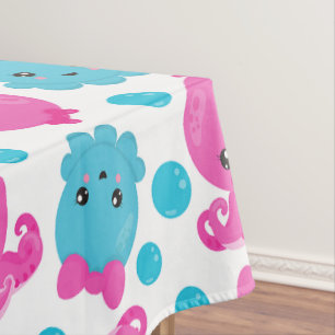 Octopus Pattern, Cute Octopus, Zee Animals Tafelkleed