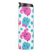 Octopus Pattern, Cute Octopus, Zee Animals Thermosbeker (Geroteerd rechts)