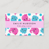 Octopus Pattern, Kinder Play Center, Activity Cent Visitekaartje (Voorkant)