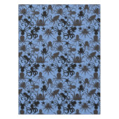 Octopus Pattern.w Blue BG Tafelkleed (Voorkant)