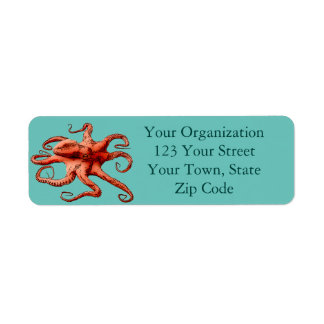 Octopus Pebbles Etiket