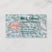 Octopus Pebbles Visitekaartje (Achterkant)