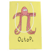Octopus Pi Symbool Wiskunde Leraar Funny Medium Cadeauzakje (Voorkant)