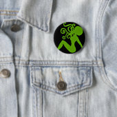 Octopus Pin-up Badge Ronde Button 5,7 Cm (In situ)